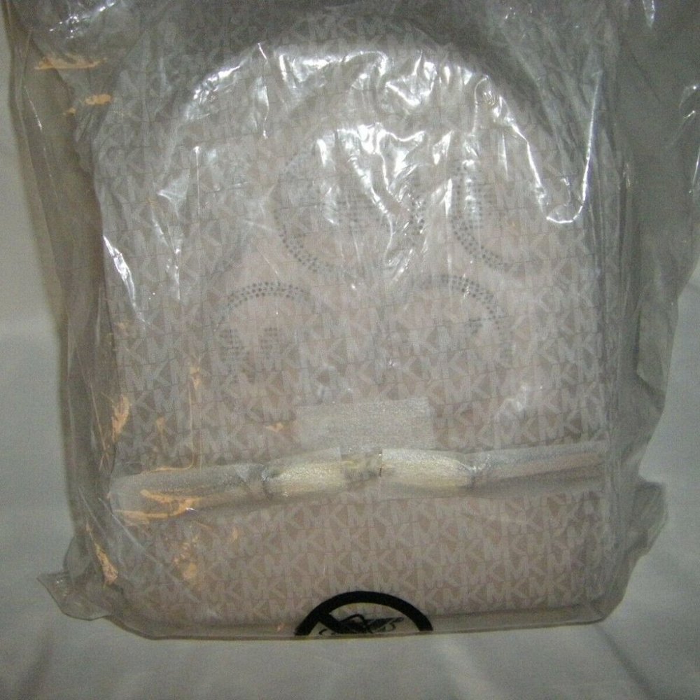 Michael-Kors Rhea Zip Medium Pink Leather Backpack NEW SEALED - Picture 10 of 13